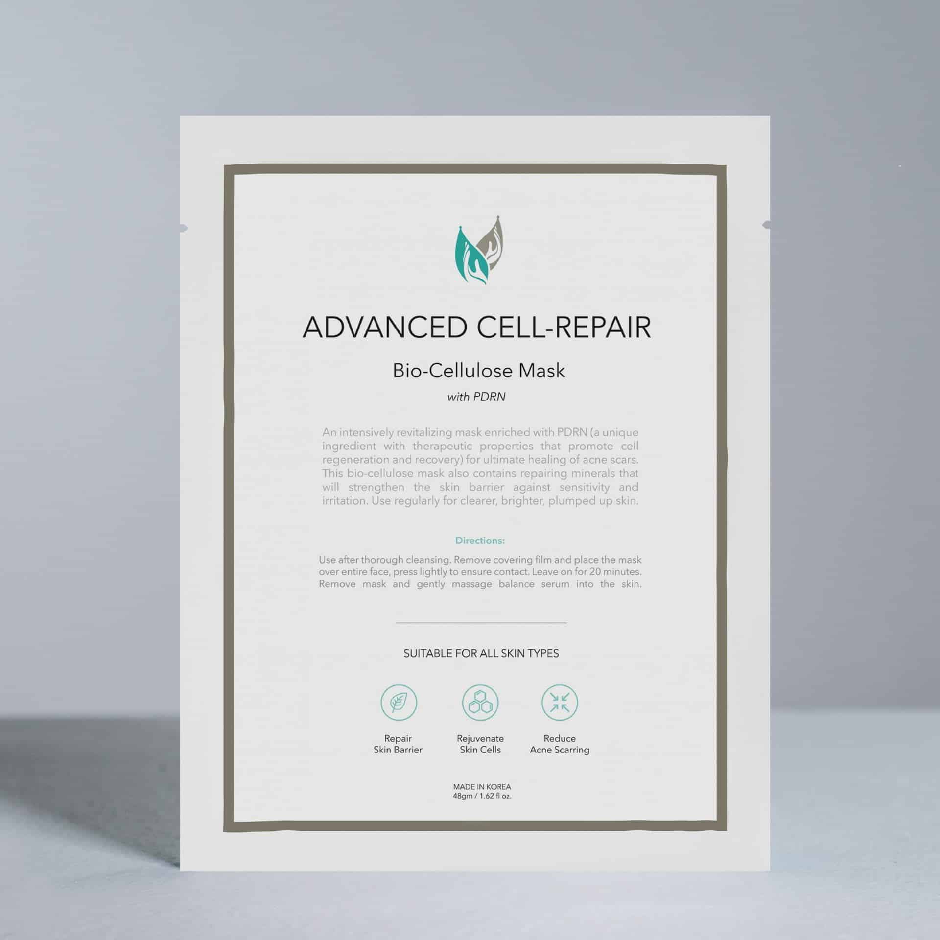 Advanced Cell-Repair Bio-Cellulose Mask with PDRN