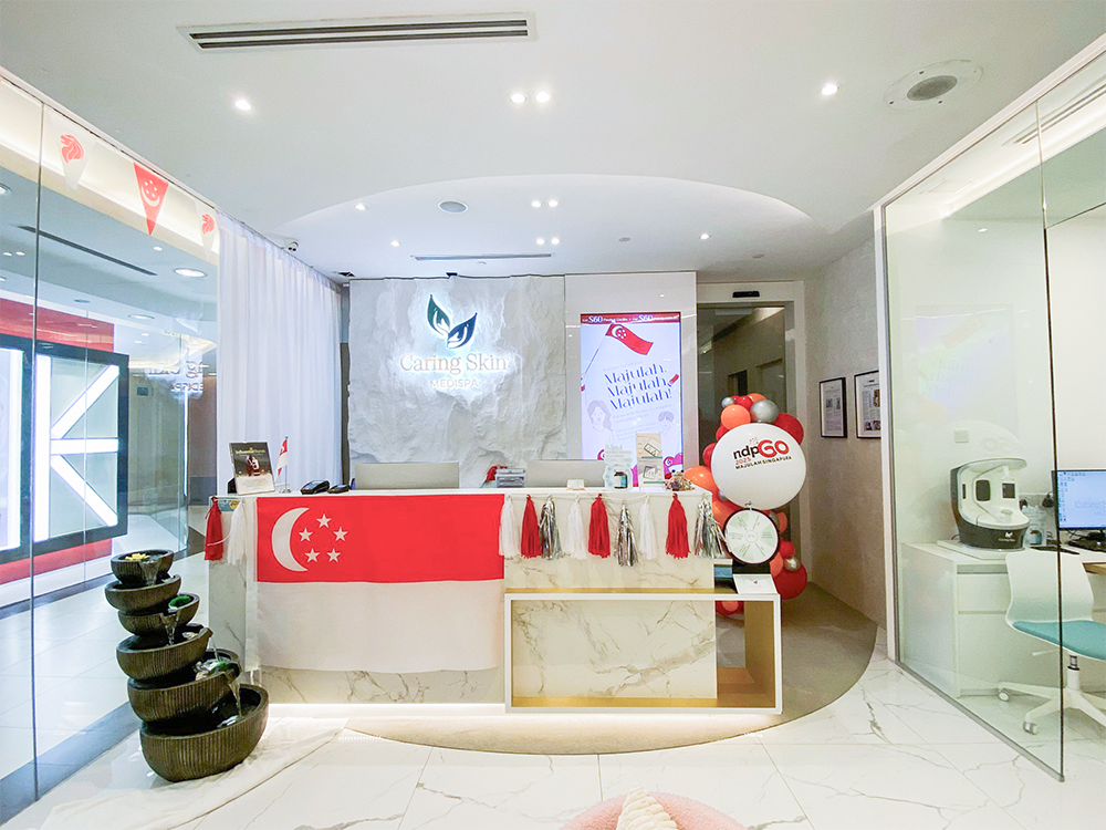 Celebrate Singapore’s 60th Birthday with Caring Skin’s $60 ActiveCare Trial Facial