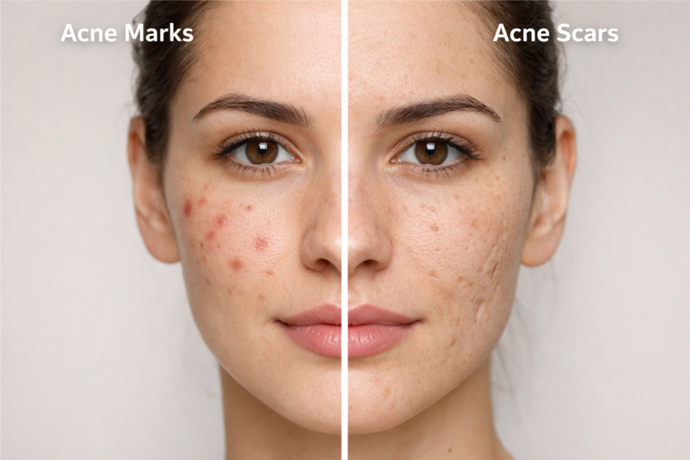 Acne Scars vs. Acne Marks: What’s the Difference and How to Treat Both