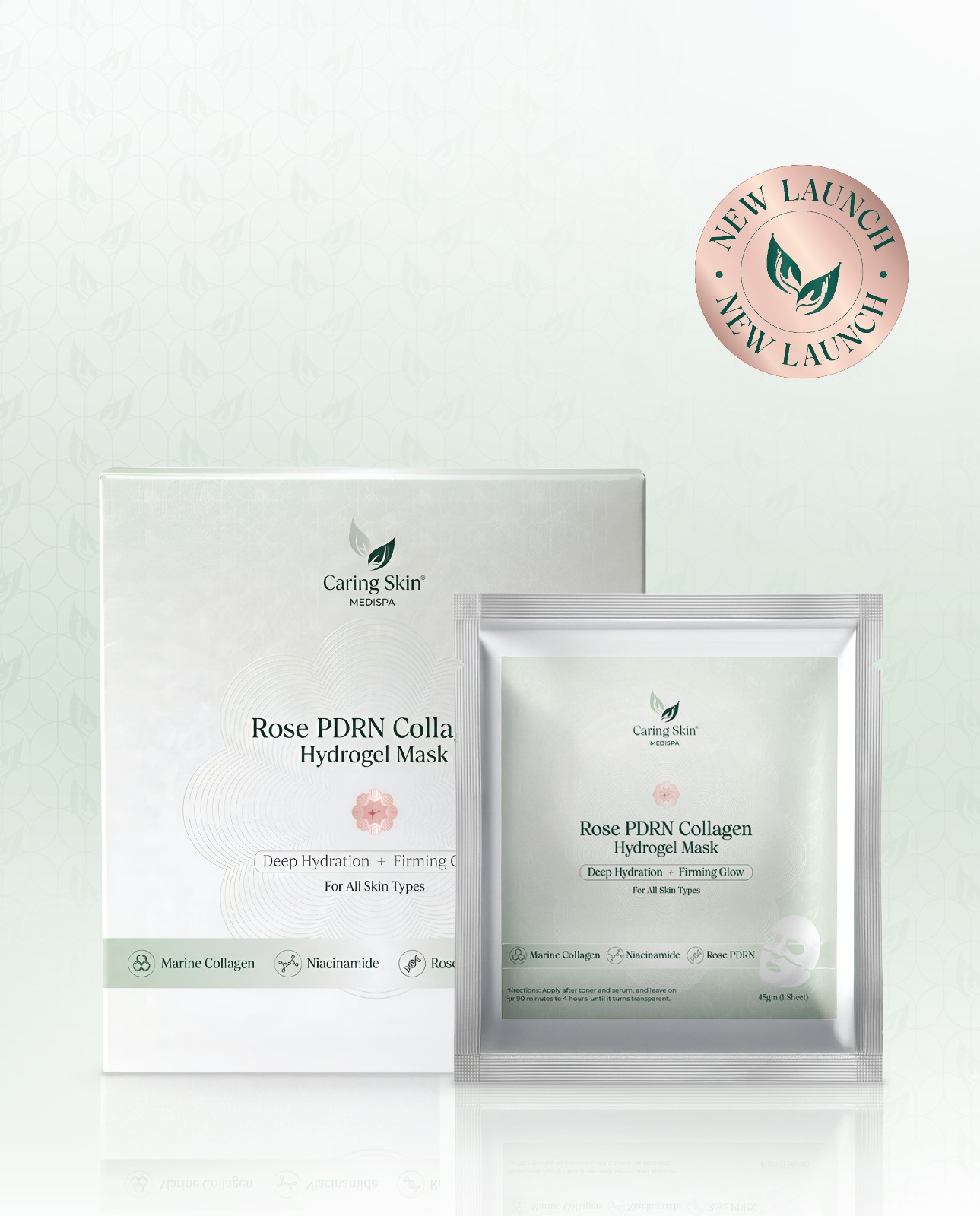 Rose PDRN Collagen Hydrogel Mask