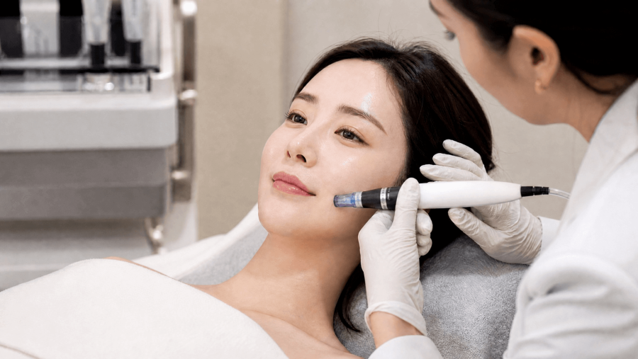 microneedling facial treatment