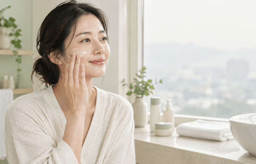 haze protection skincare routine