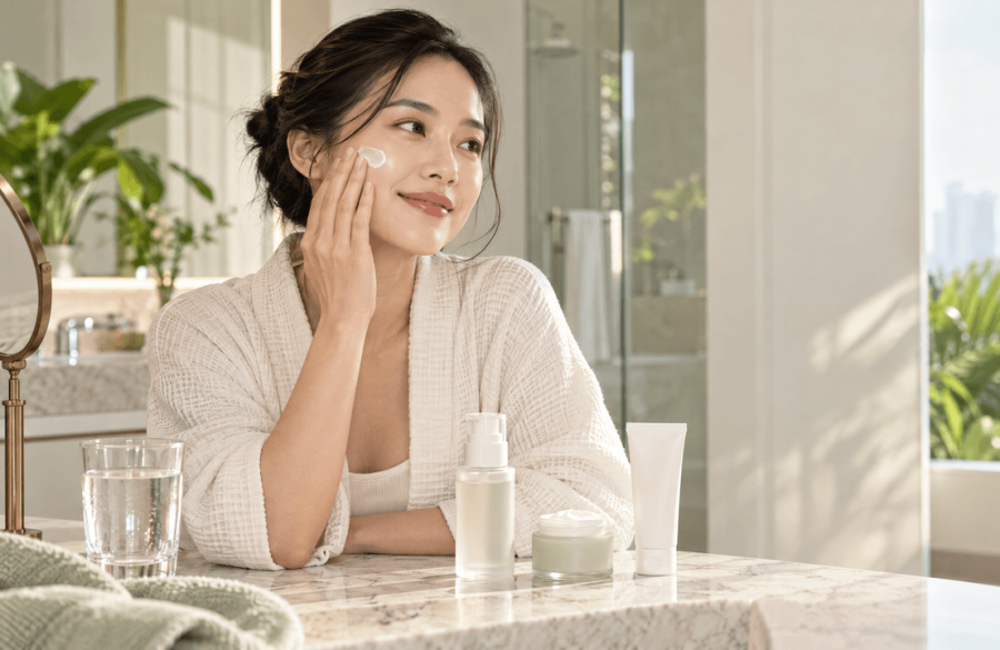 haze skincare routine
