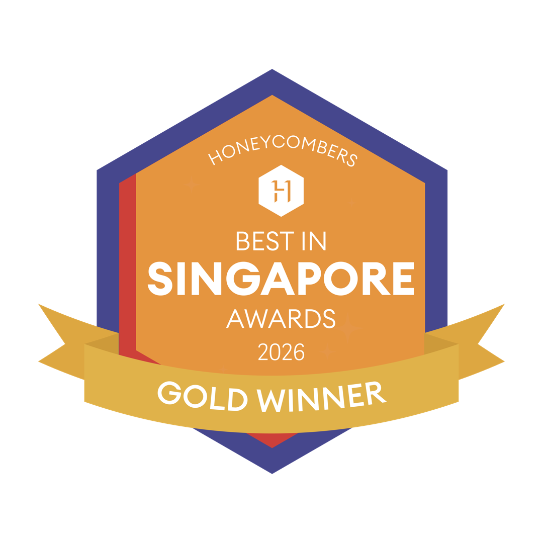 Honeycombers 2026 - Best Facial Spa in Singapore Award, Gold Winner